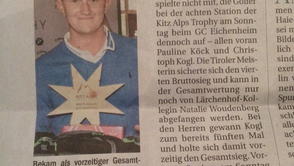 PRESSEMELDUNG Tiroler Tageszeitung nach 8. Station Eichenheim
